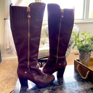 GUESS heeled leather boots